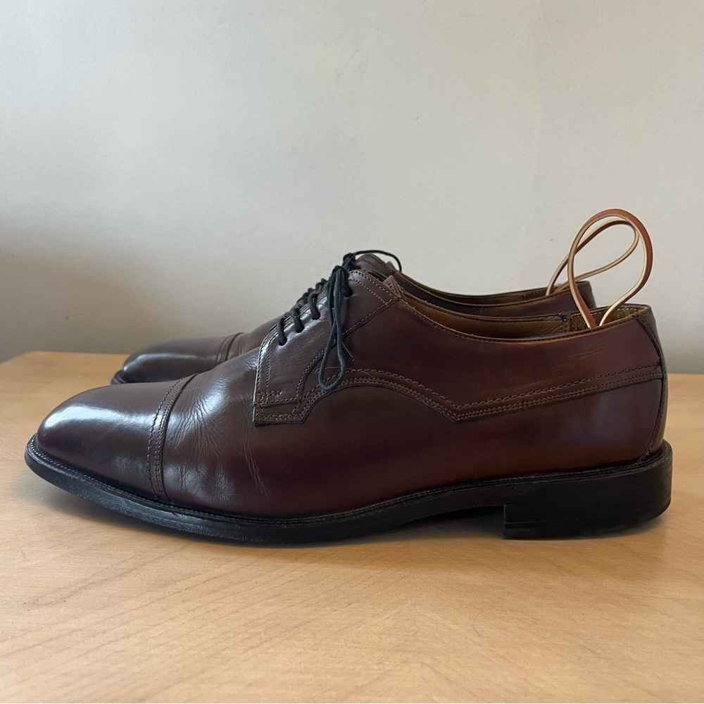 Florsheim Cap Toe Derby Brown Leather Men's Size 10.5 3E